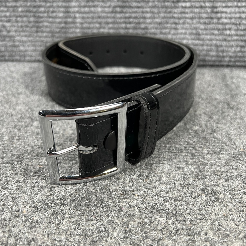 Boston Patent Leather Belt 6505 Mens 34" 1.75" Wide Dress Uniform